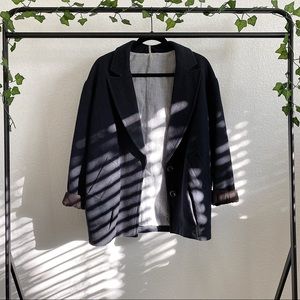 Free people jacket/coat/blazer oversized black S